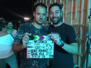Kiko Martínez (productor) junto a Denis Rovira (director). 